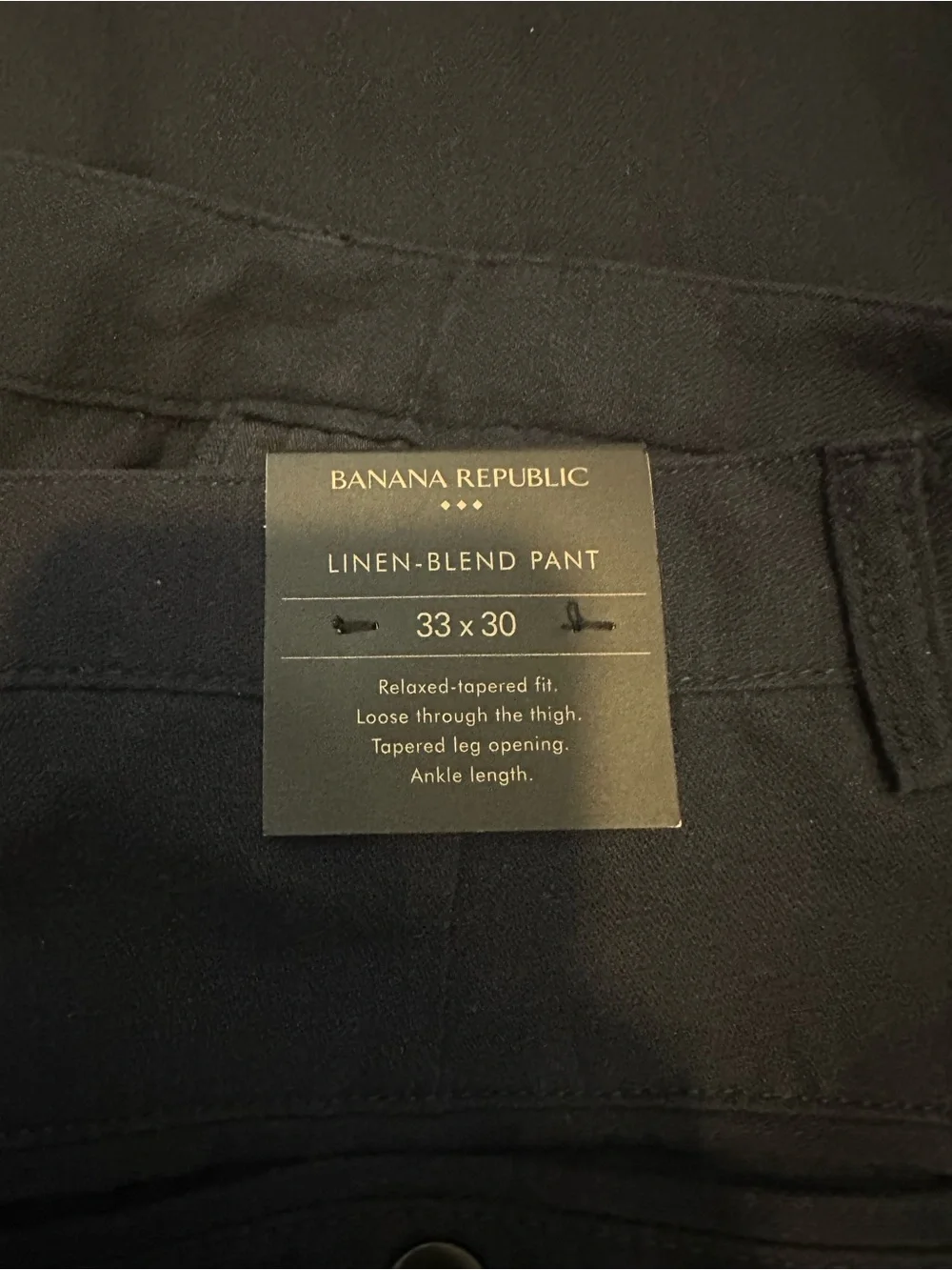Banana Republic relaxed tapered